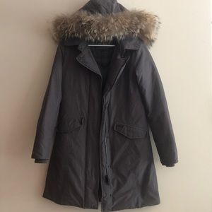 Warmest Gray Woolrich Arctic Parka